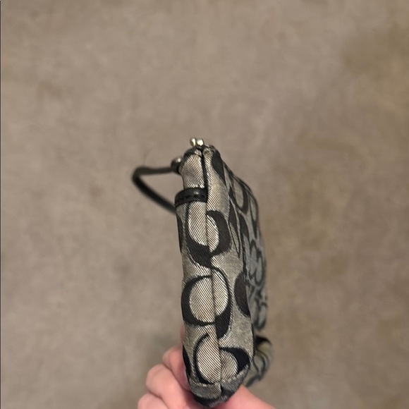 Coach Black and Gray Wristlet - Picture 8 of 12